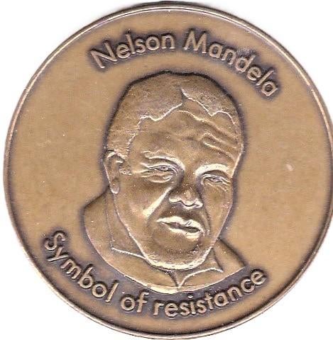 NELSON  MANDELA  THE STRUGGIE IS MY LIFE", Postzegels en Munten, Ophalen of Verzenden, Overige materialen