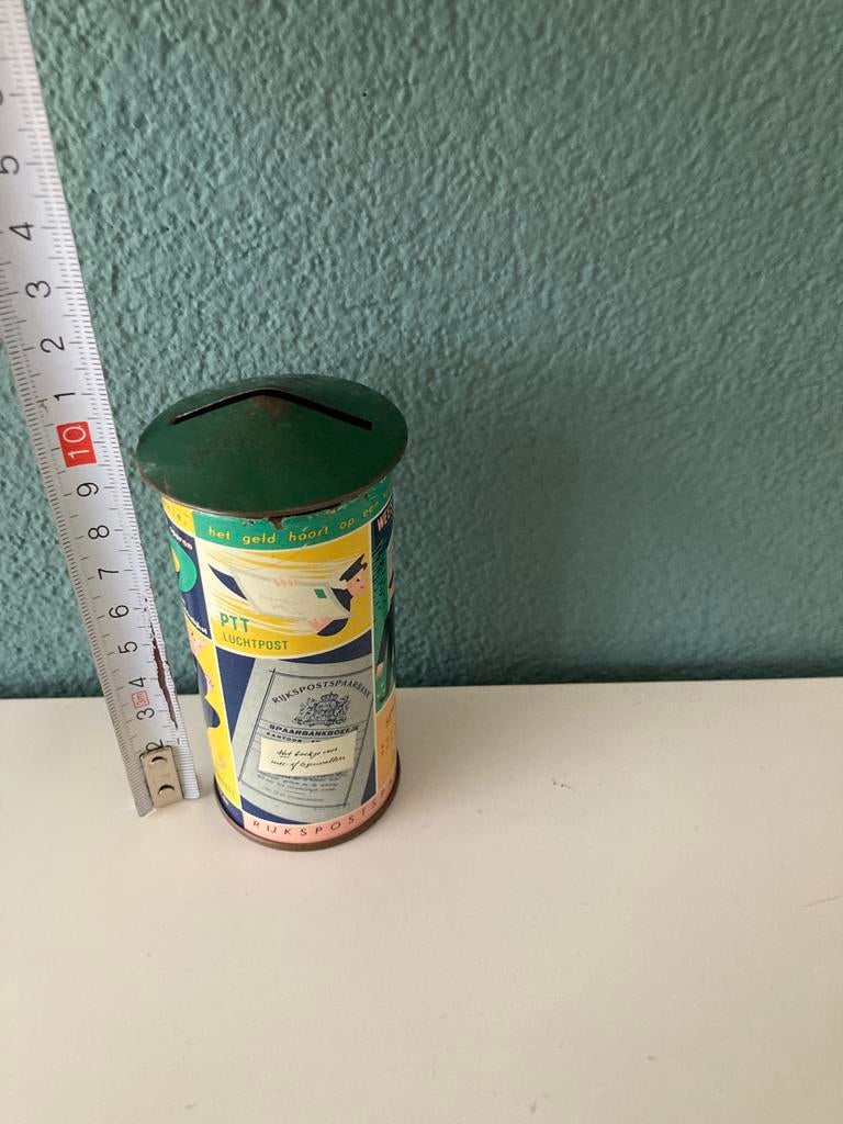 Spaarpot rijkspostspaarbank, Verzamelen, Ophalen of Verzenden, Gebruikt, Steen, Aardewerk of Keramiek, Overige thema's