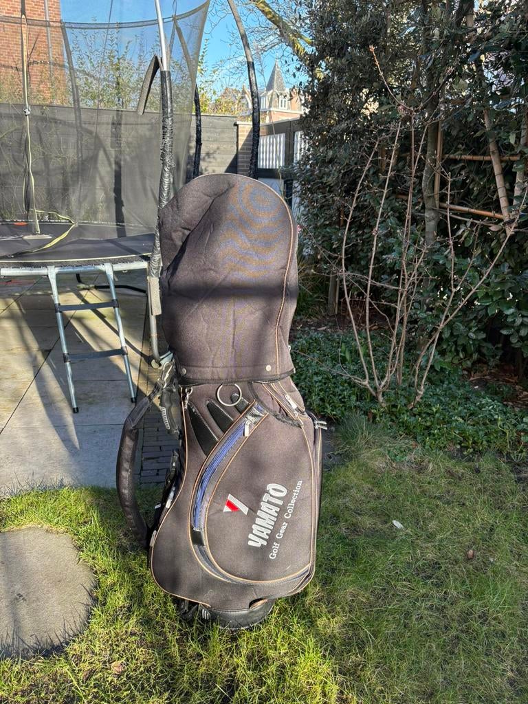 Yamato cartbag met regenhoes stevig, Ophalen of Verzenden, Gebruikt, Tas