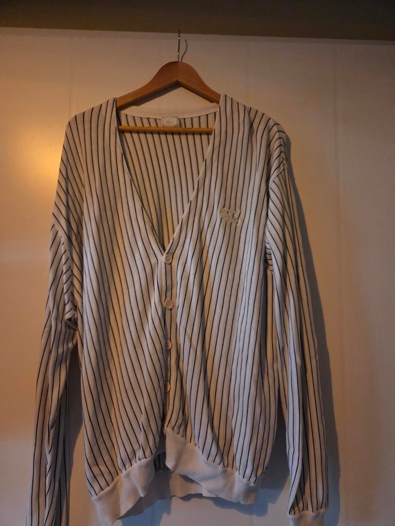 Lacoste Vintage Vest XXL - Casuals Hooligans Stijl, Overige maten, Ophalen of Verzenden, Gedragen, Wit