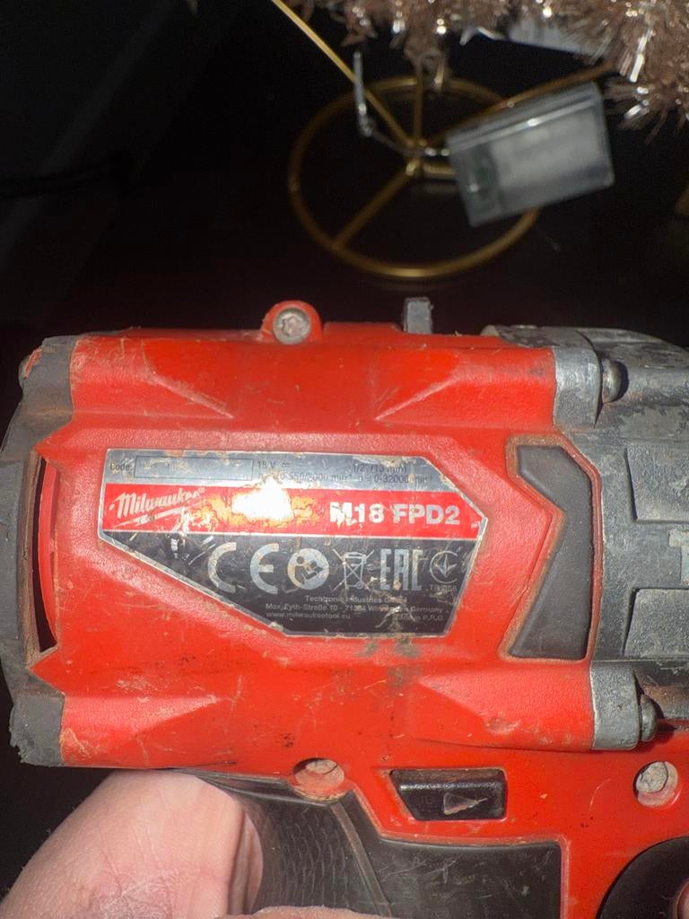 2x Milwaukee M18 Schroeftol - Zie Foto's!, Variabele snelheid, Ophalen of Verzenden, Boor- en Schroefmachine, Gebruikt