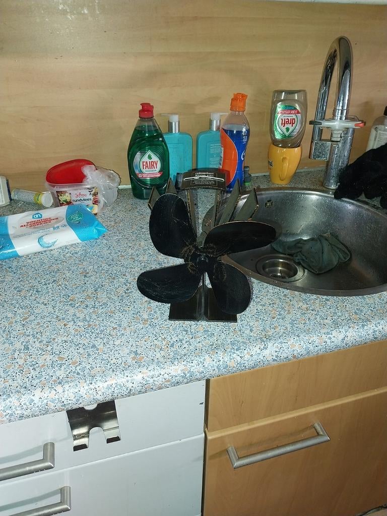 Kachelventilator - Warmte aangedreven, Huis en Inrichting, Kachels, Ophalen of Verzenden, Vrijstaand, Hout, Nieuw