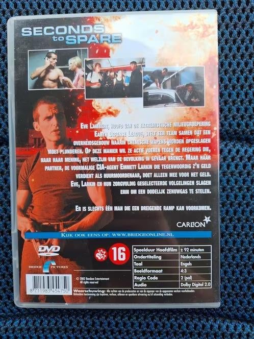 Dvd seconds to spare h, Vanaf 16 jaar, Ophalen of Verzenden, Zo goed als nieuw, Actie