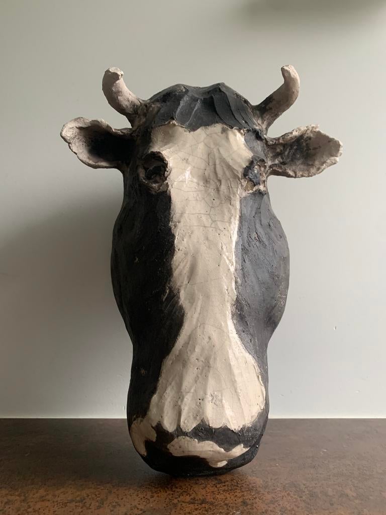 Kunst Keramiek Koeien kop, Ophalen of Verzenden, Nieuw