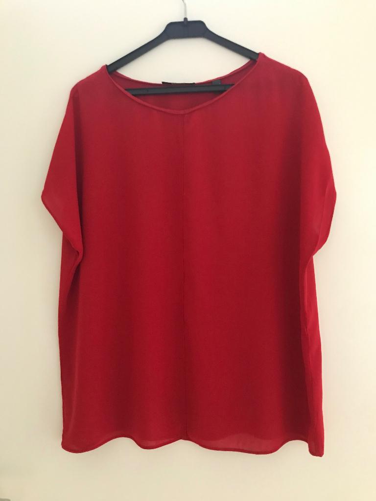 Esprit blouse maat L rood, Ophalen of Verzenden, Zo goed als nieuw, Maat 42/44 (L), Rood