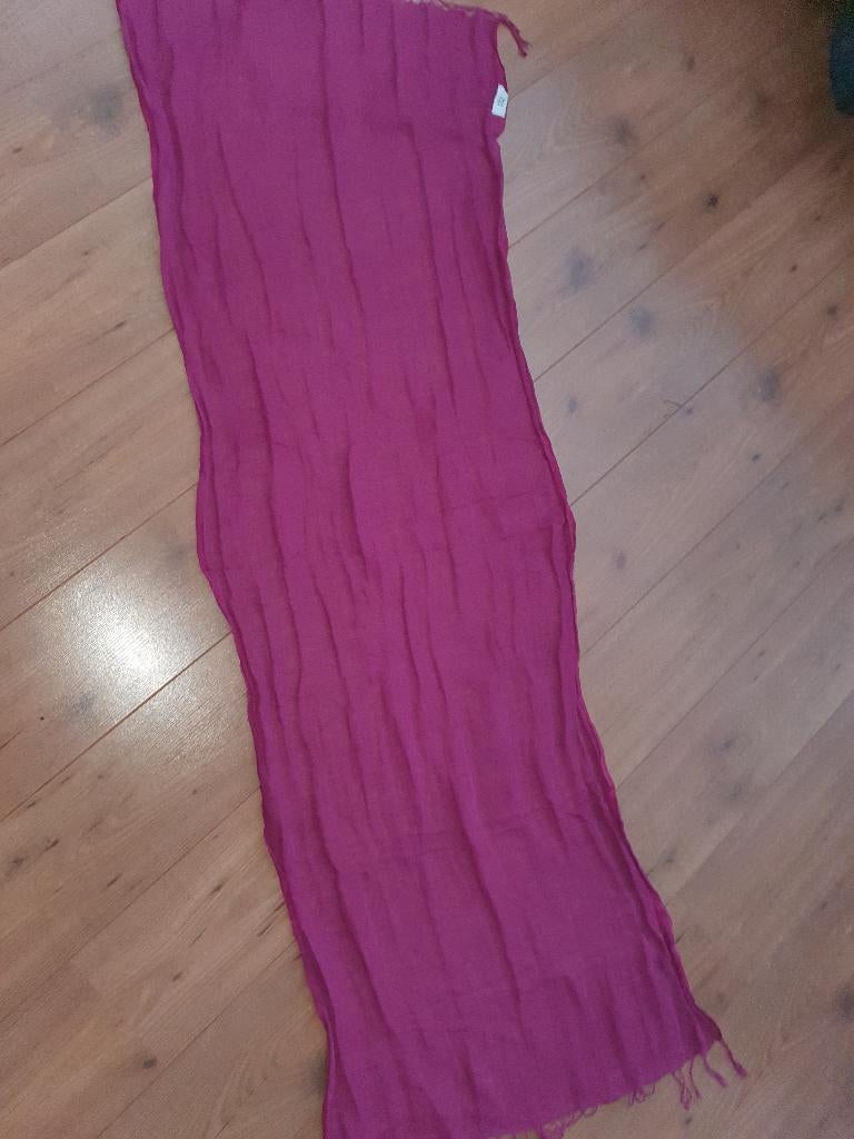 Sjaal: Noa Noa rose linnen sjaal, Kleding | Dames, Ophalen, Zo goed als nieuw, Maat 46/48 (XL) of groter, Sjaal