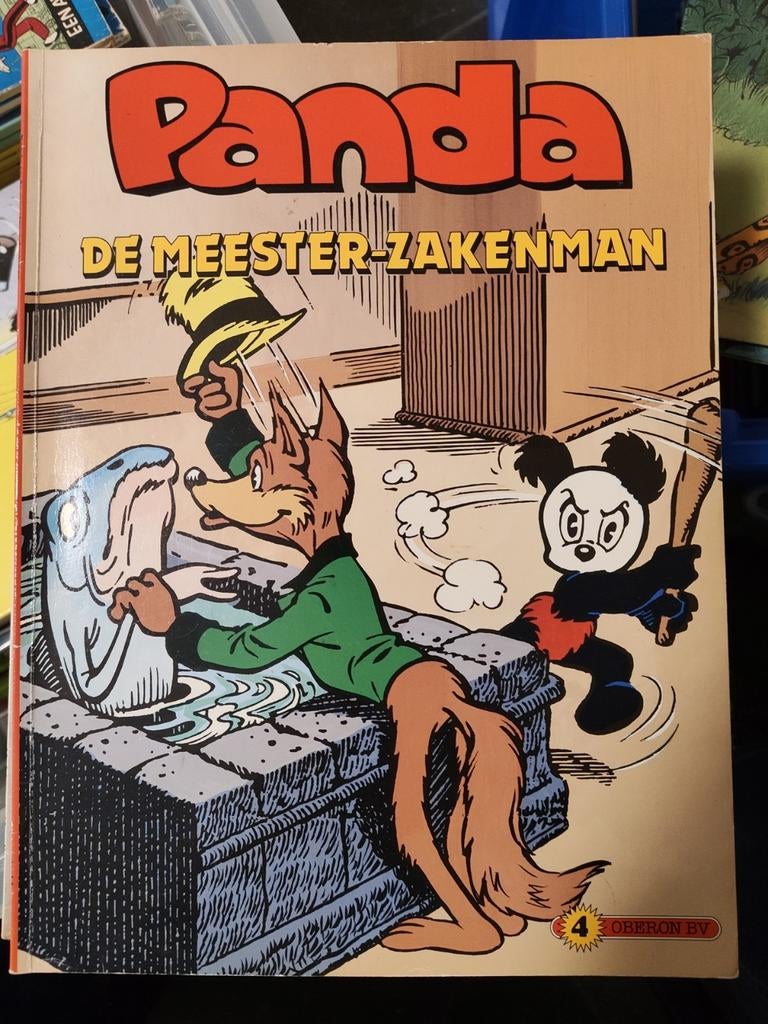 Panda - De Meester-Zakenman, Eén stripboek, Ophalen of Verzenden, Gelezen, Oberon