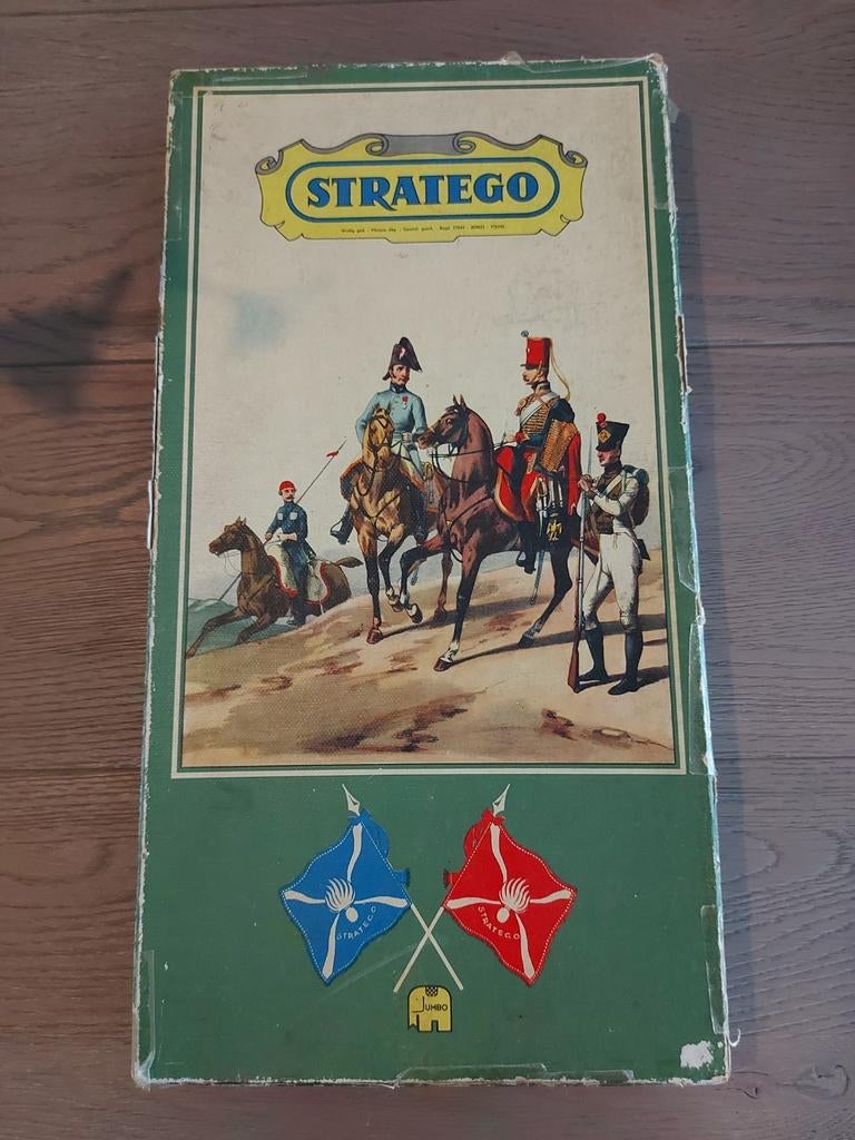 Heel! oud Stratego spel met houten speelstukken, Hobby en Vrije tijd, Gezelschapsspellen | Bordspellen, Ophalen of Verzenden