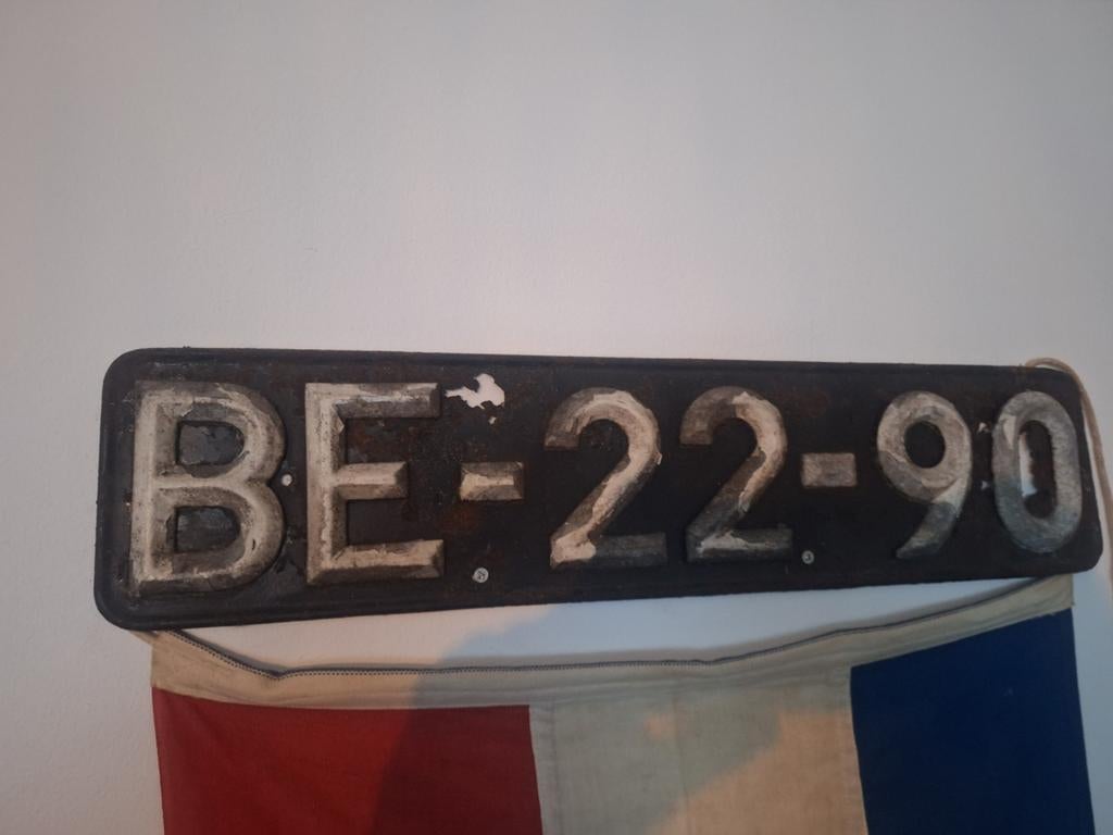 Oude kentekenplaat, Ophalen of Verzenden, Overige merken