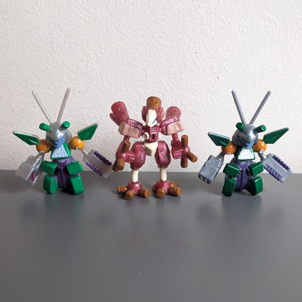 Medabots: Arcbeetle + 2x God-Emperor, Hasbro (2001), Ophalen of Verzenden, Gebruikt