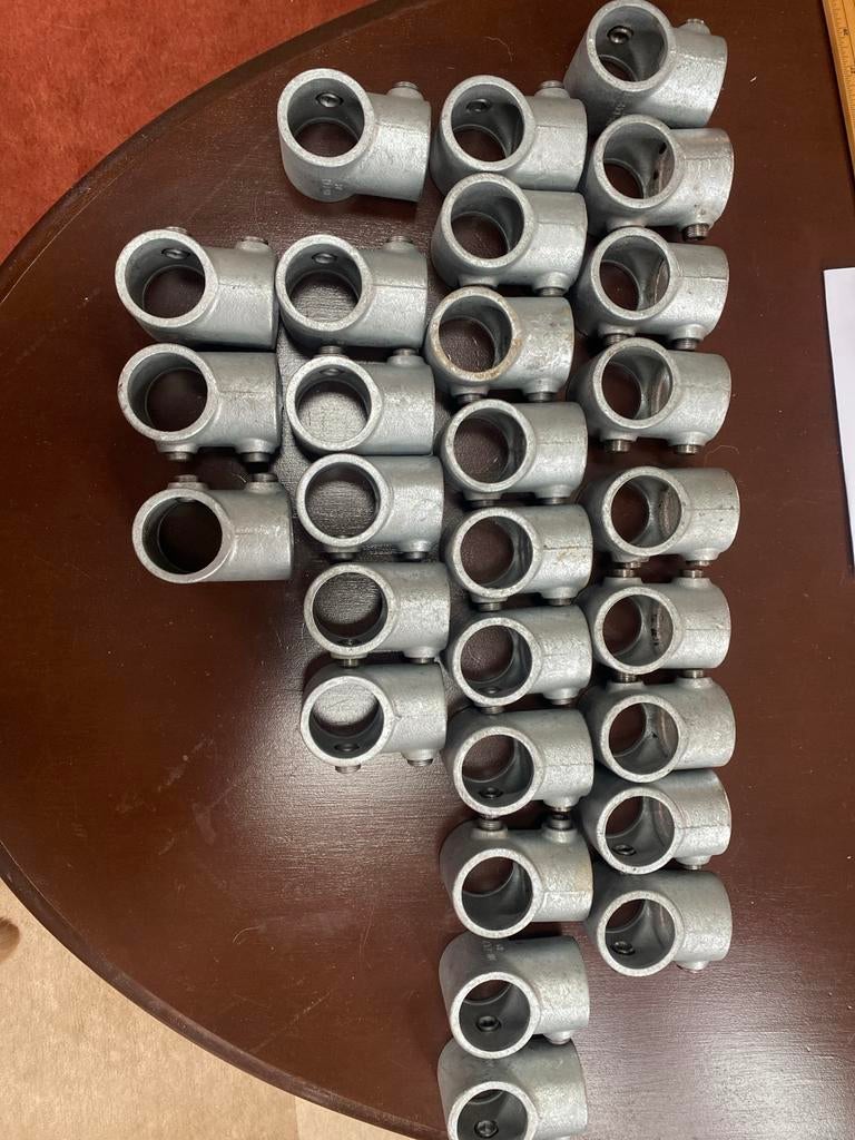 Steigerkoppelingen - Los te koop, Doe-het-zelf en Verbouw, Overige Doe-het-zelf en Verbouw, Gebruikt, Ophalen of Verzenden