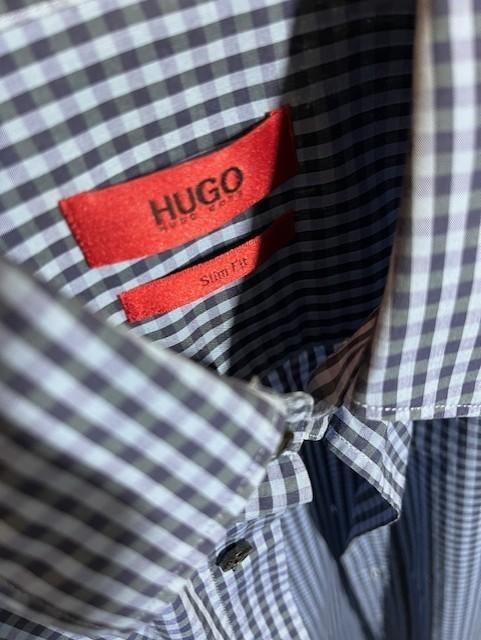 Overhemd Hugo Boss mt S (7), Halswijdte 38 (S) of kleiner, Zo goed als nieuw, Hugo boss, Verzenden