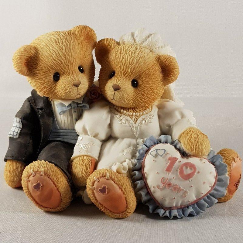 Cherished teddies A Decade, Ophalen of Verzenden, Zo goed als nieuw, Beeldje, Cherished Teddies