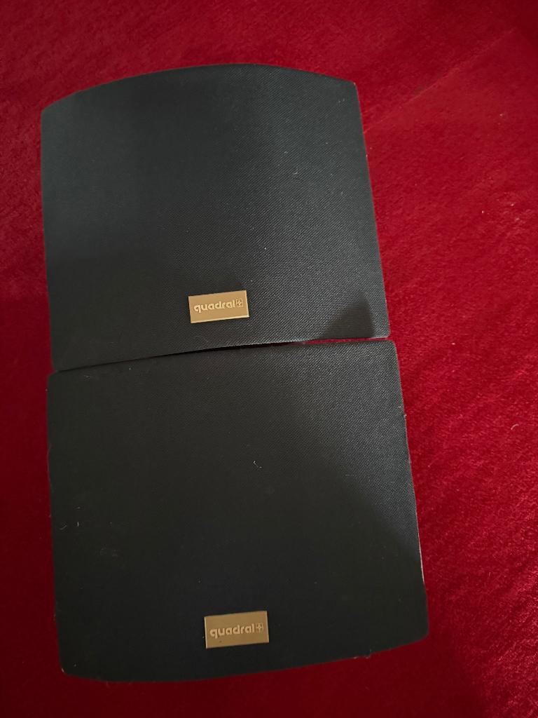 Quadral Boxen in combi met 2 Philips boxen, Gebruikt, Minder dan 60 watt, Front, Rear of Stereo speakers, Ophalen