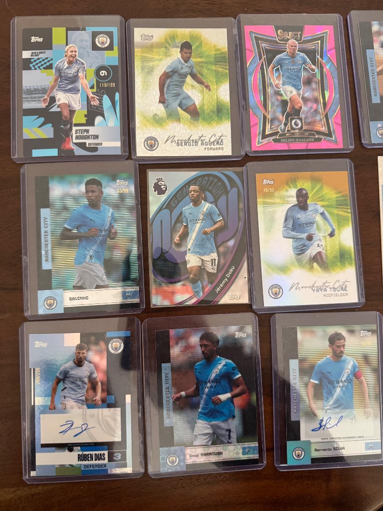 Manchester City collectie Topps/auto, Ophalen of Verzenden, Nieuw, Meerdere kaarten