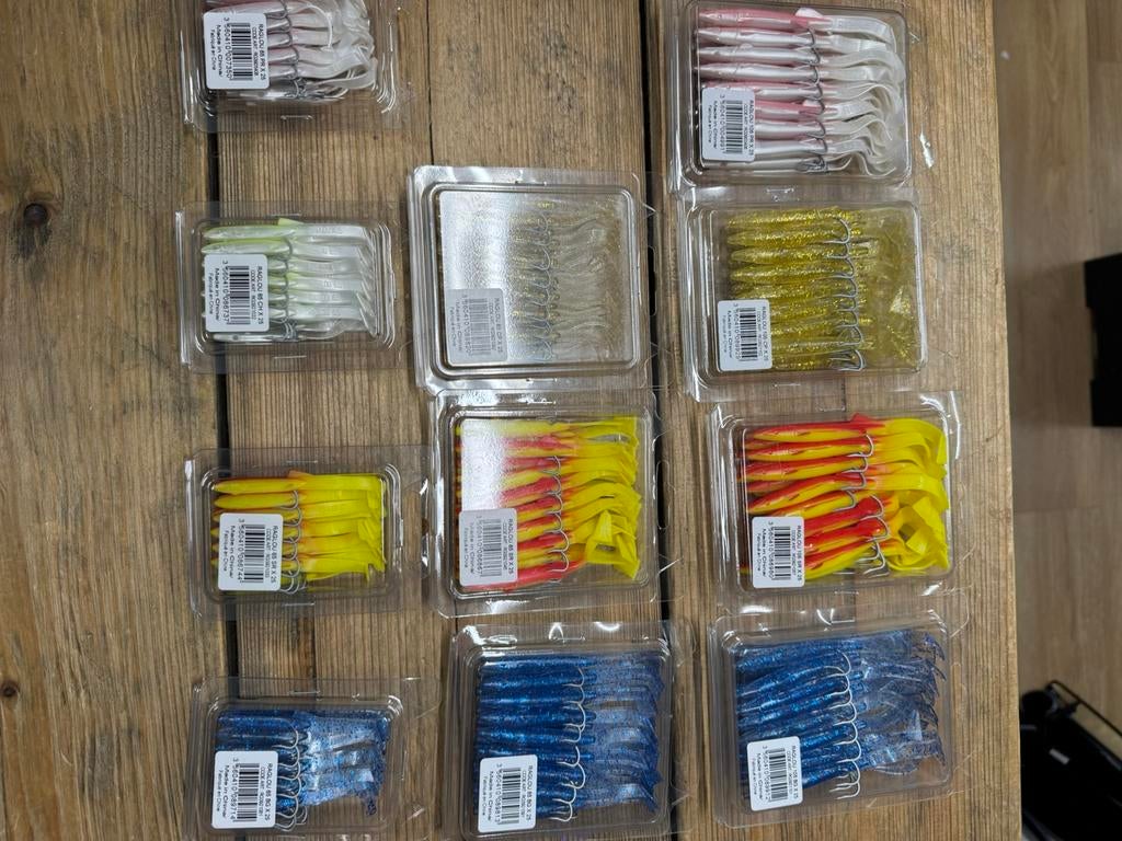 verp 25 stuks ragot raglou sandeels 65 - 85 en 105 mm, Watersport en Boten, Hengelsport | Zeevissen, Ophalen of Verzenden, Nieuw