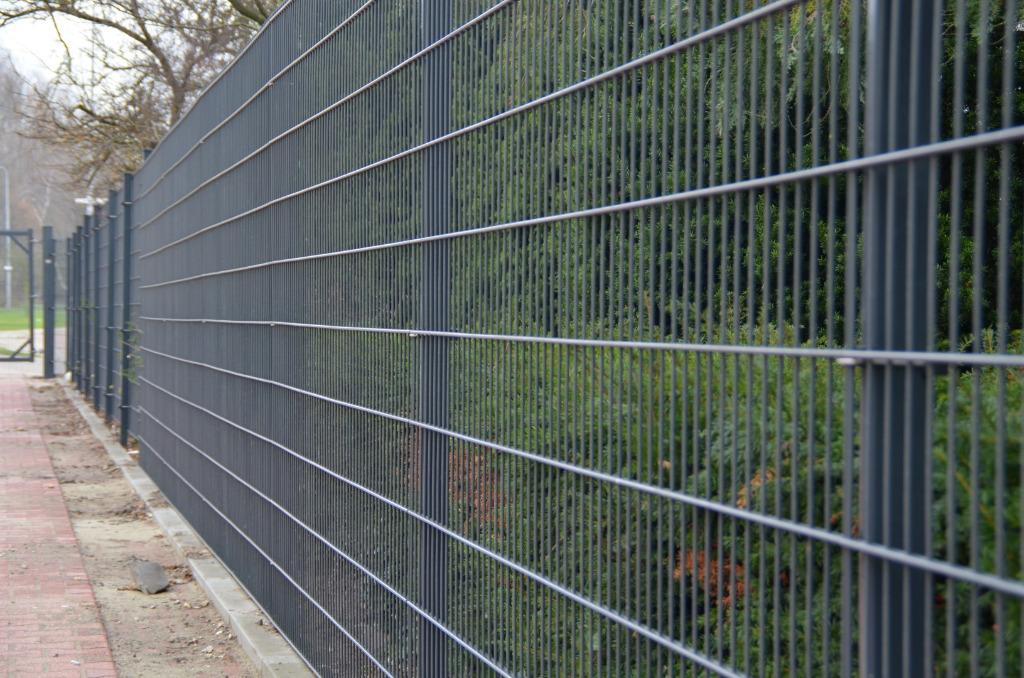 Goedkoop Hekwerk voor uw tuin, vijver, bedrijfspand hekken, Ophalen, Nieuw, IJzer, Dubbelstaafmat hekwerk