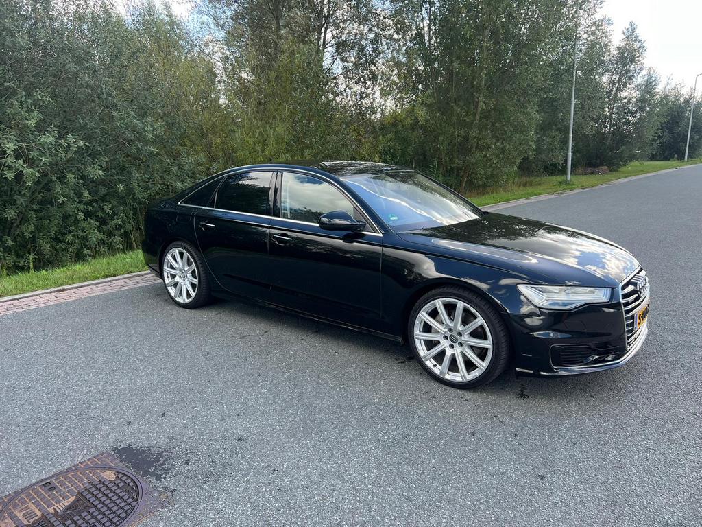 Audi A6 3.0 V6 TDI Quattro, Automaat, Zwart, Zwart, Leder