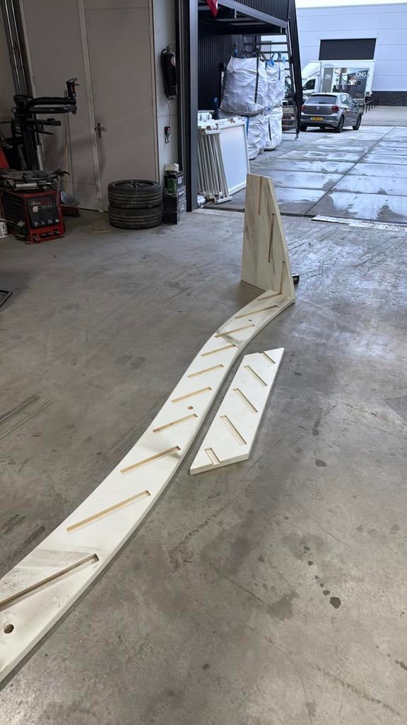 Halfslag trap 2850 hoog open, Doe-het-zelf en Verbouw, Ophalen of Verzenden, Zo goed als nieuw, 2 tot 4 meter