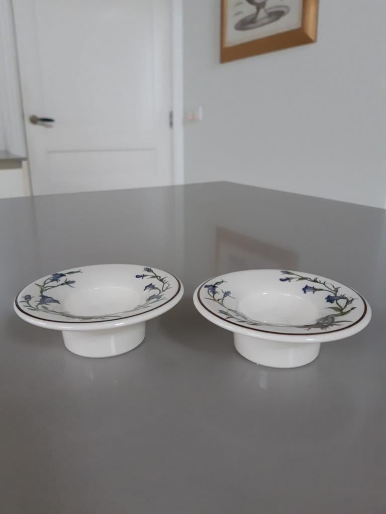 2 waxinelichthouders Villeroy en Boch Botanica in nieuwstaat, Huis en Inrichting, Keuken | Servies, Ophalen of Verzenden, Zo goed als nieuw