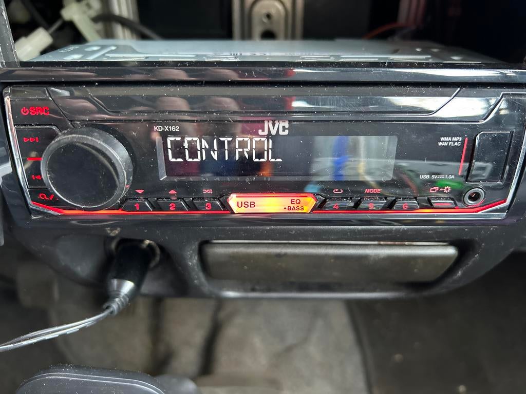 JVC KD-X162 Autoradio met USB en FLAC ondersteuning, Ophalen of Verzenden, Gebruikt