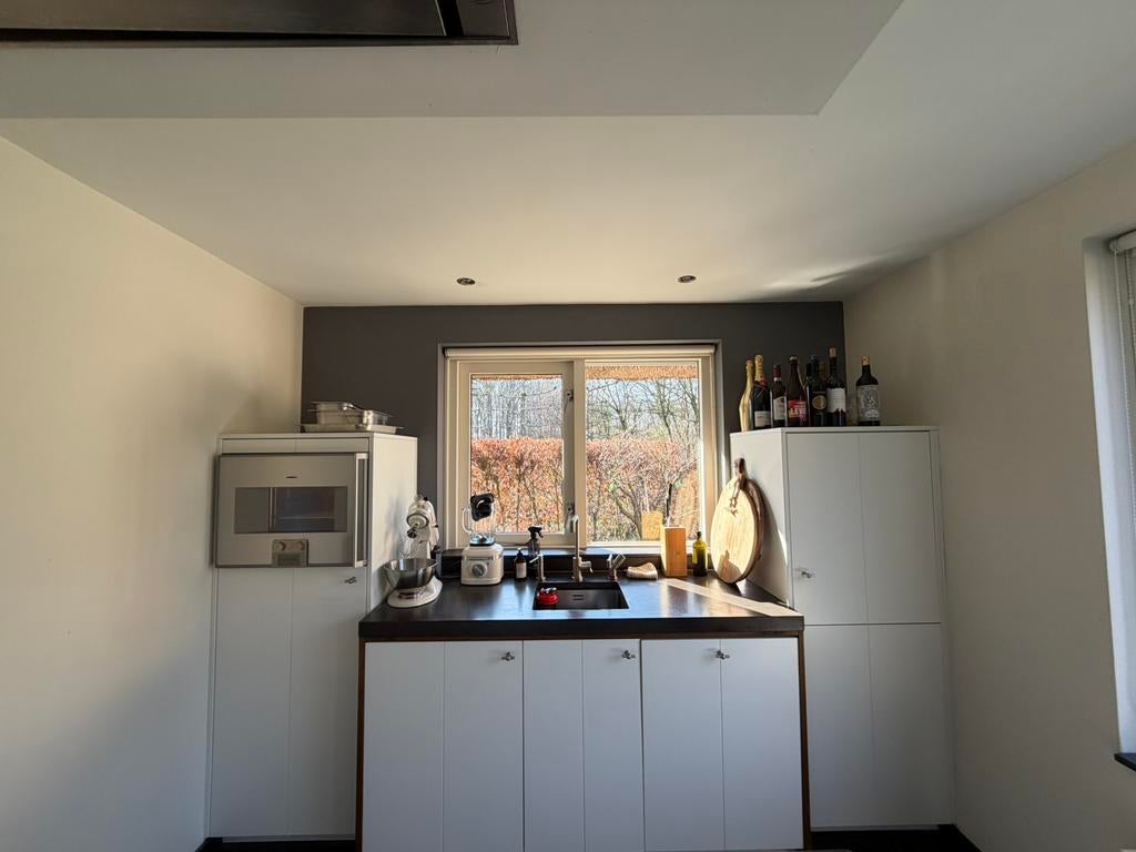 Complete keuken (incl kookeiland) te koop incl. Apparatuur, Ophalen, Zo goed als nieuw, Overige typen, Met kookeiland