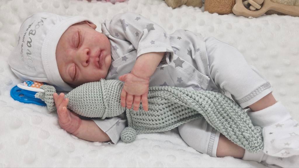 Reborn baby Jody - Linda Murray, Verzamelen, Poppen, Nieuw, Overige typen, Levensecht of Reborn, Ophalen of Verzenden