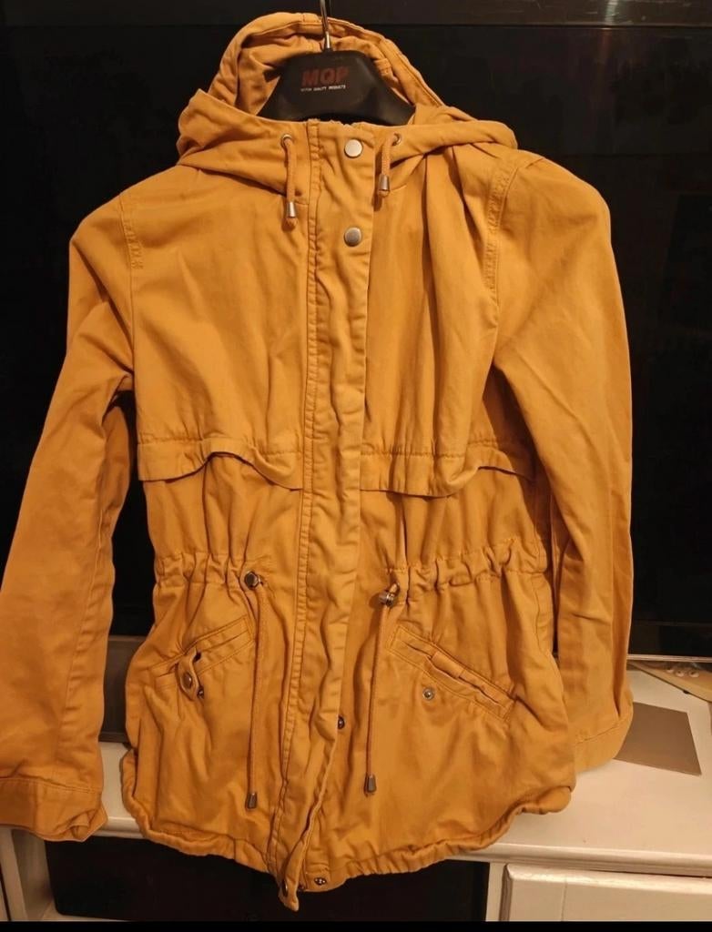 H&M Divided okergeel zomer jack dames maat S, Kleding | Dames, Ophalen of Verzenden