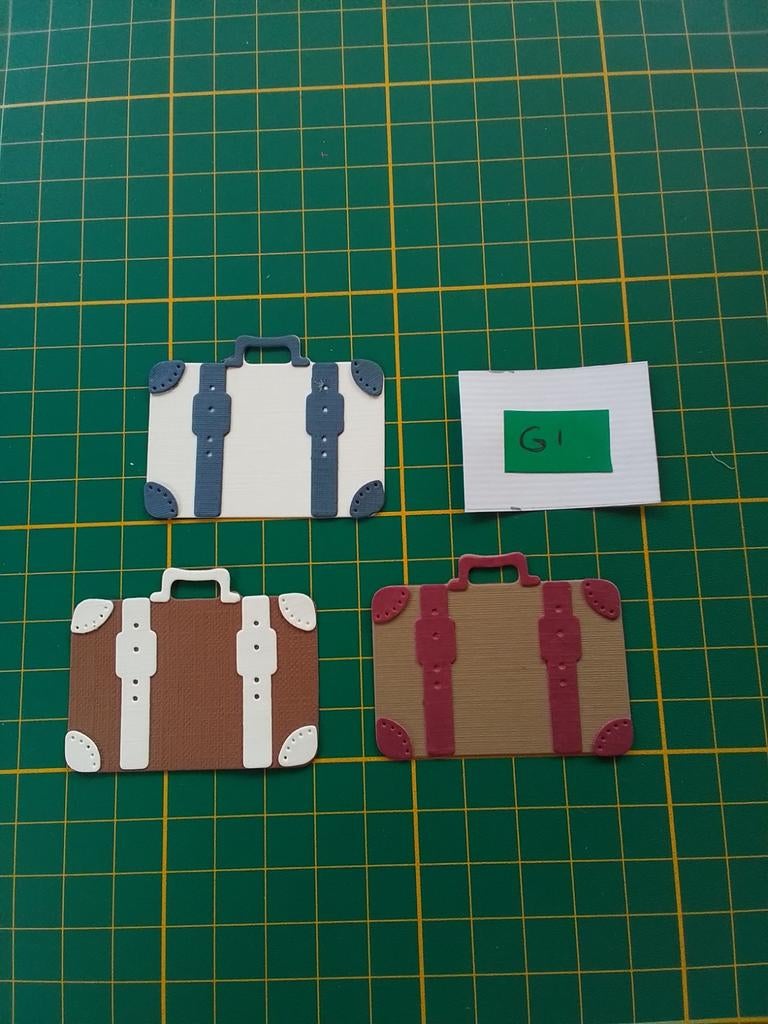 G1 Stansjes 3 koffers, Ophalen of Verzenden, Nieuw, Overige thema's, Overige typen