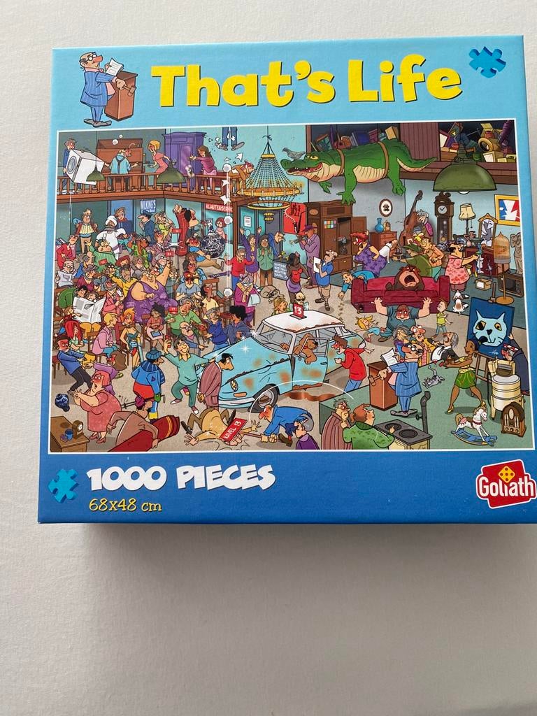 5 puzzels 1000 stukjes Thats Life, Ophalen, 500 t/m 1500 stukjes, Zo goed als nieuw