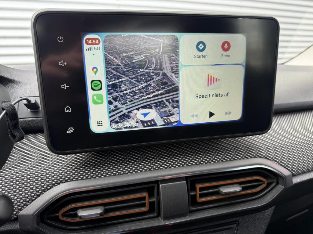 Dacia Sandero Stepway 1.0 TCe 90 Automaat Led Carplay Pdc 21, Stof, Zwart, Origineel Nederlands, 91 pk