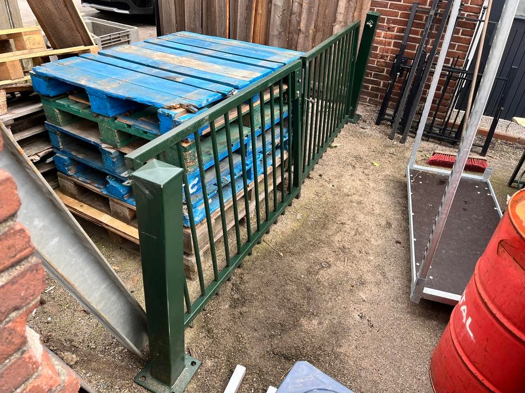 Hekwerk / poort met palen, Ophalen, Zo goed als nieuw, Tuinhek