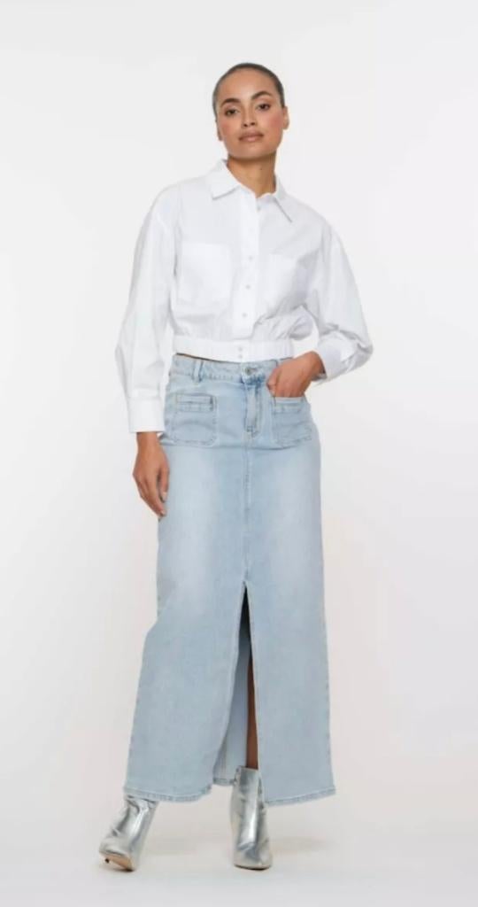 Geisha jeans rok maat L, Kleding | Dames, Rokken, Maat 38/40 (M), Geisha, Blauw, Ophalen of Verzenden