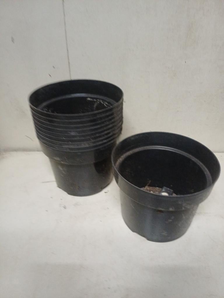 Kweekpotten plantenpotten bloempotten 5 liter, Tuin en Terras, Bloempotten, Kunststof, Gebruikt, Rond, Ophalen of Verzenden