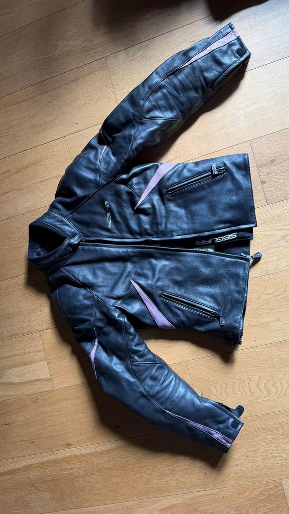 Segura dames motorpak (jas + broek) leer, maat 36/38, Ophalen of Verzenden, Tweedehands, Dames, Jas | leer