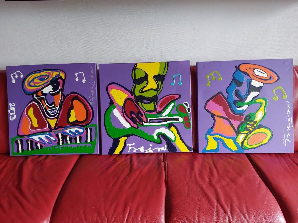 Fabian 3x muzikant, Ophalen of Verzenden