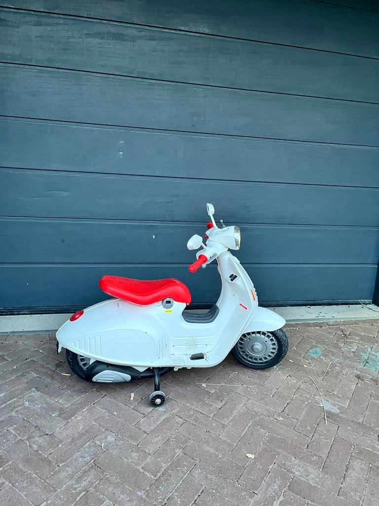 Witte elektrische/accu scooter voor kinderen, Ophalen, Gebruikt