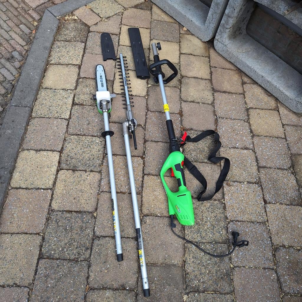 Florabest elektrische heggeschaar en kettingzaag, Tuin en Terras, Ophalen, Gebruikt, Elektrisch, Florabest