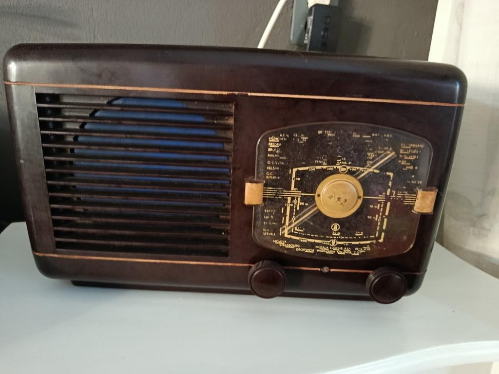 Philips BX380A buizenradio 1948, Ophalen of Verzenden
