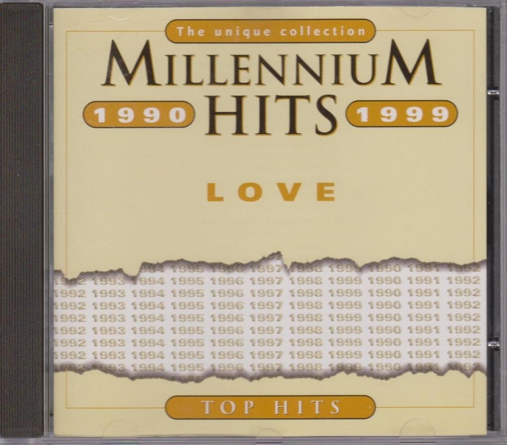 Millennium Hits 1990 - 1999 Love. Verzamelalbum. Pop. CD., Ophalen of Verzenden, Zo goed als nieuw, Pop