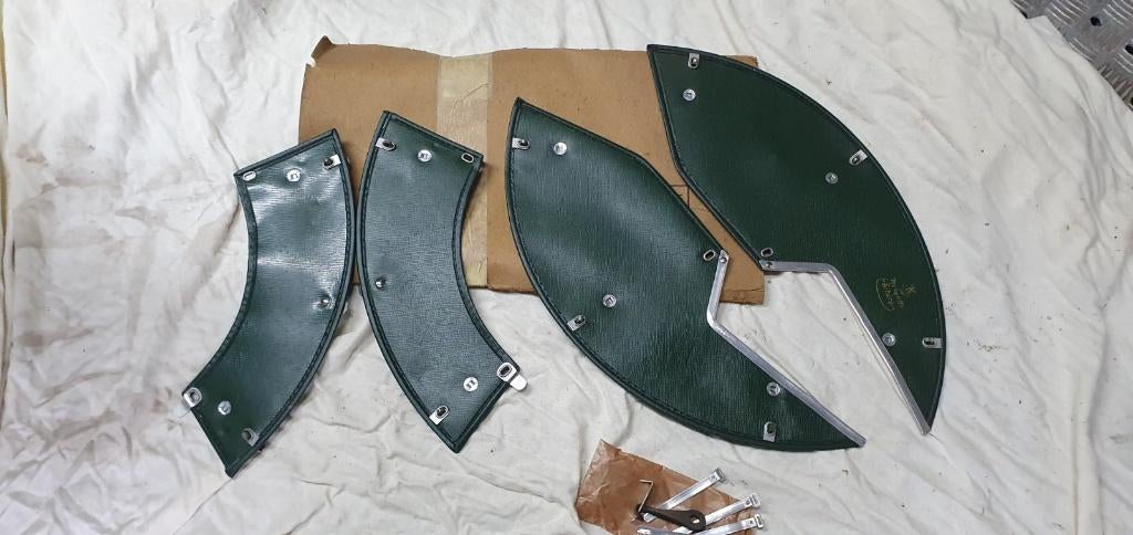 Mobylette jasbeschermers NOS set groen, Ophalen, Nieuw, Overige typen, Overige merken