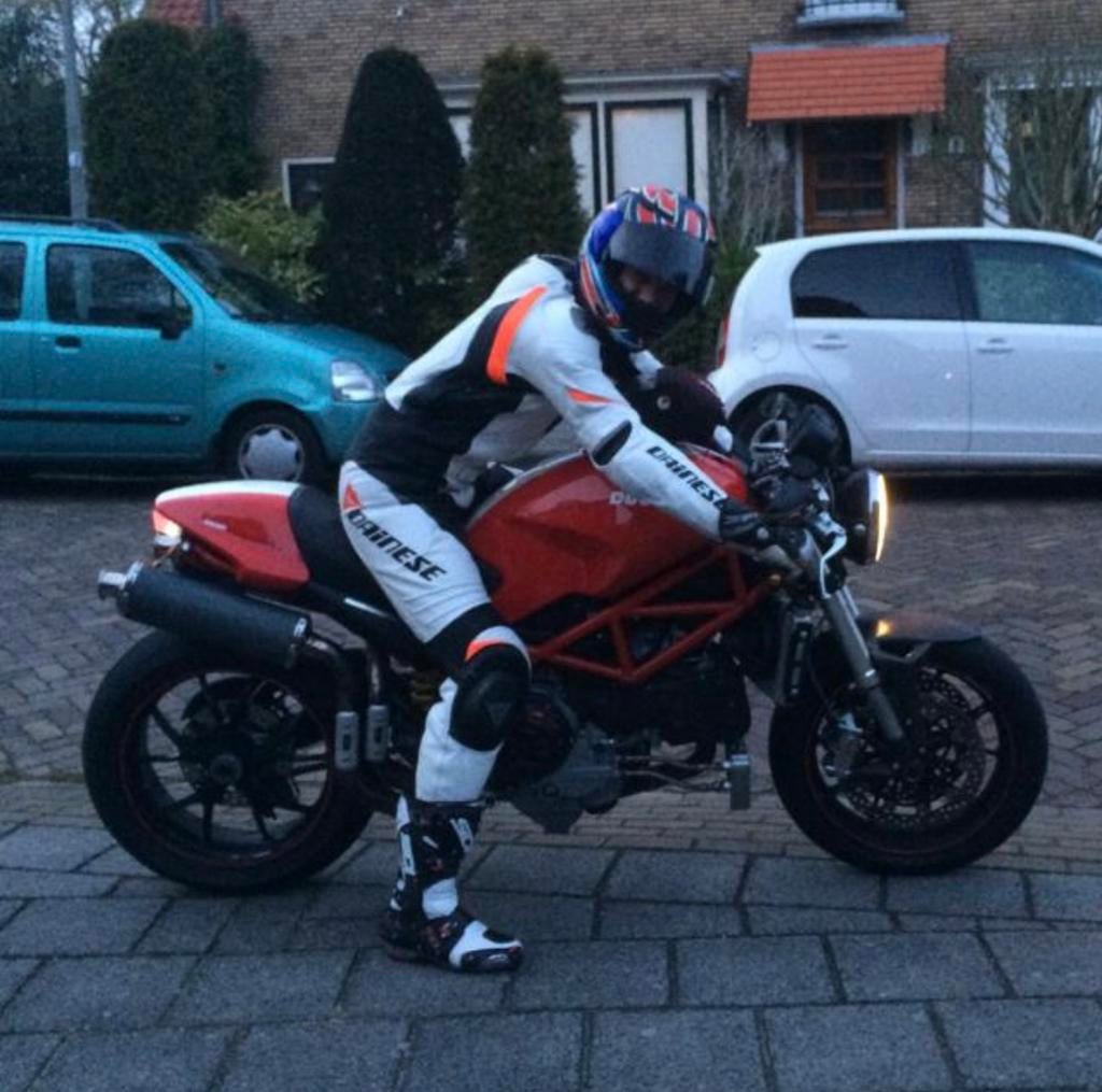 Dainese 48 leren race motorpak, Motoren, Kleding | Motorkleding, Ophalen, Dainese, Tweedehands, Heren