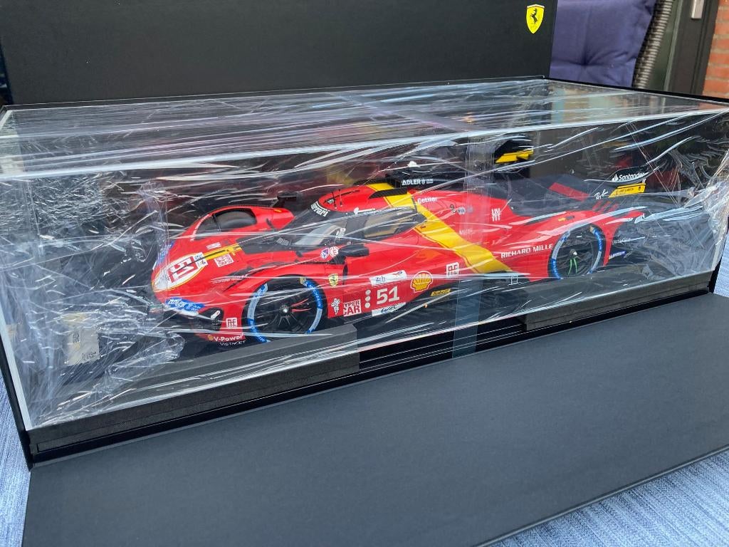Ferrari 499P winner Le Mans 2023 Looksmart 1:12 ! C4F, Auto, ., Nieuw, Ophalen of Verzenden