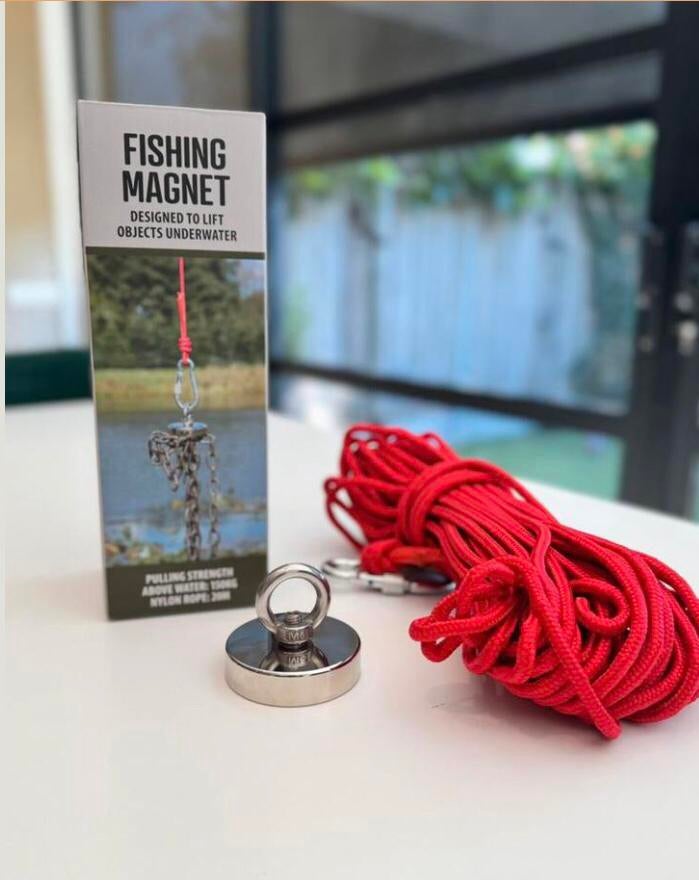 Vismagneet net nieuw 150kg trekkracht, Watersport en Boten, Hengelsport | Zeevissen, Ophalen of Verzenden, Nieuw, Overige typen