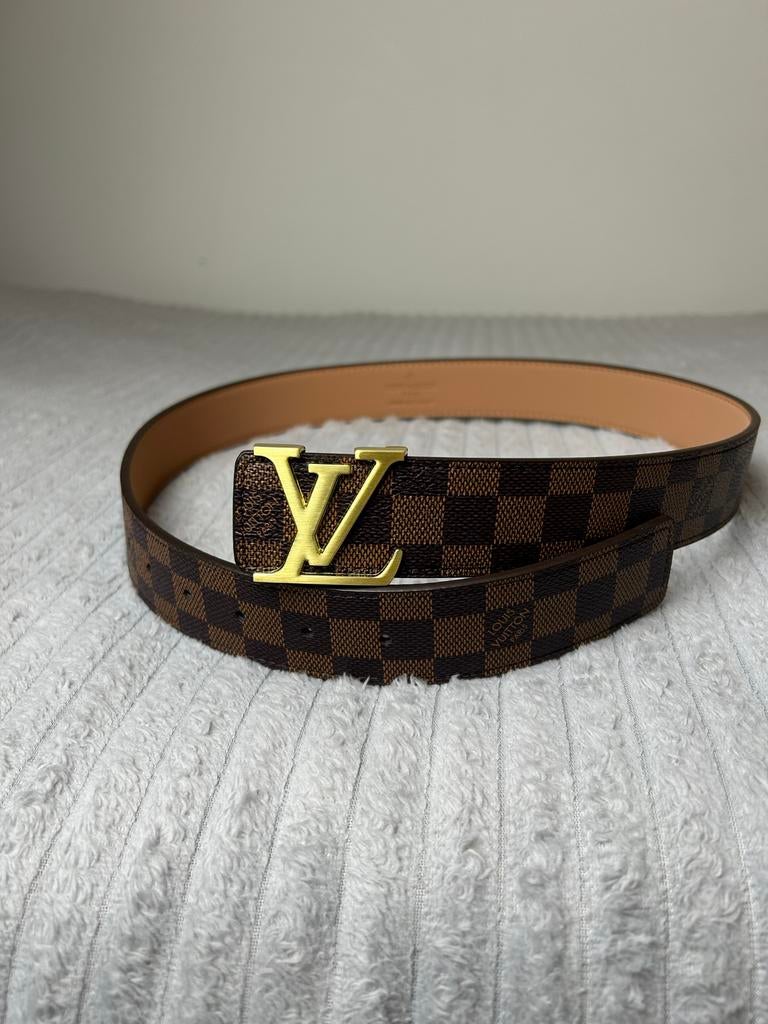 LV riem, Kleding | Heren, Riemen en Ceinturen, Bruin, Echt leder, Nieuw, Riem of Ceintuur