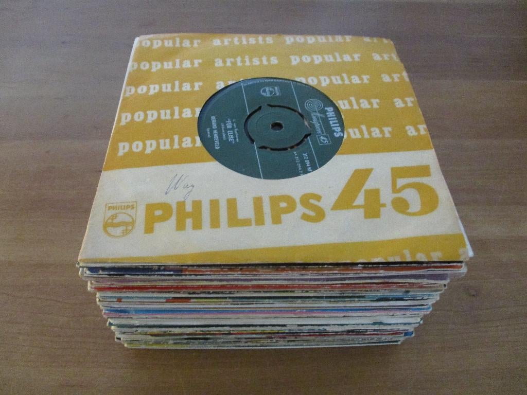42 Singles jaren 60 en 70, Cd's en Dvd's, Vinyl Singles, Ophalen, Gebruikt, 7 inch, Single