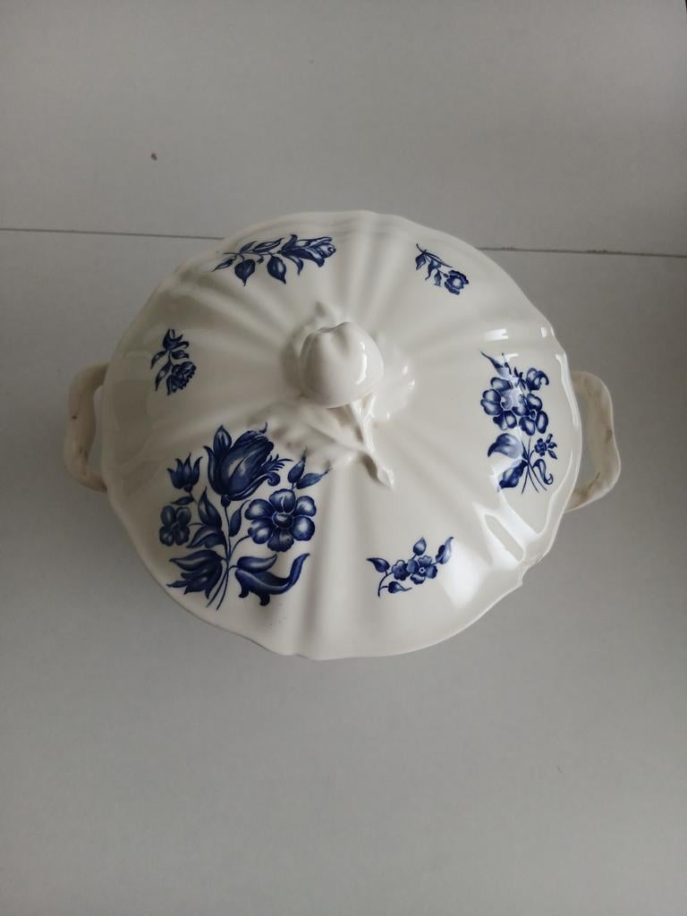 Petrus Regout Maastricht Bouquet Bleu Terrine, Ophalen of Verzenden