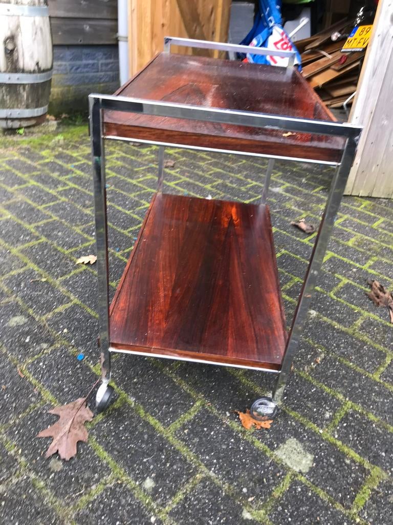 Theemeubeltje jaren 70, Ophalen, Gebruikt