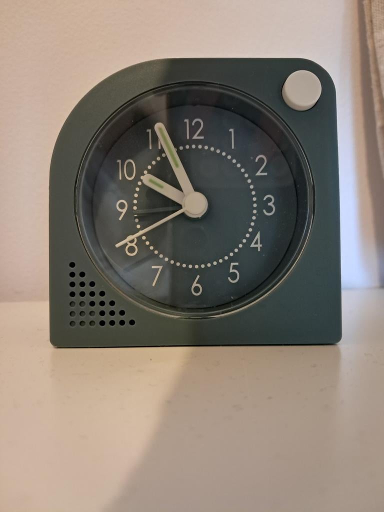 Ikea Klok - Groen Wekker, Ophalen, Zo goed als nieuw, Wandklok