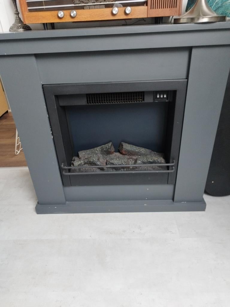 Gratis elektrische haard met houtblokken, Ophalen, Vrijstaande haard, Elektrische haard